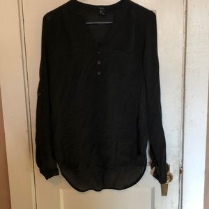 Forever 21 Medium Black Blouse Size M
